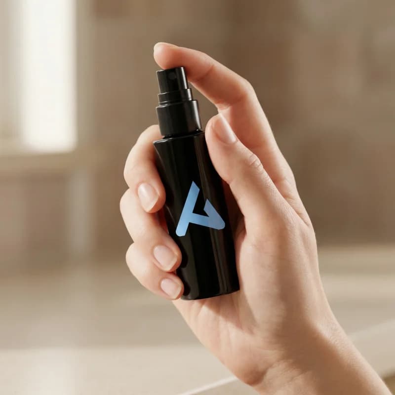 Spray de Tadalafila Sublingual aberto — frasco compacto